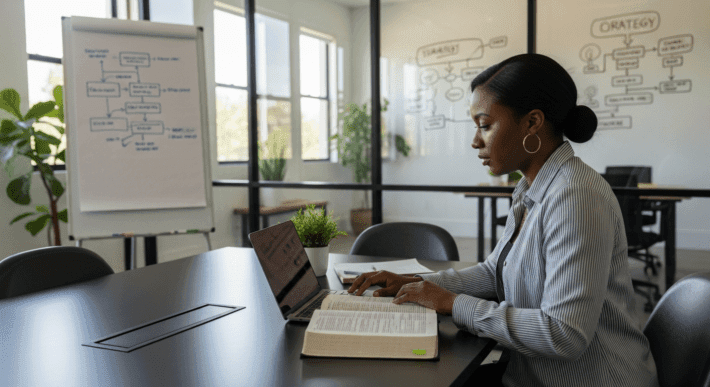 Biblical view of leadership in faith-based business setting by Business Scriptures