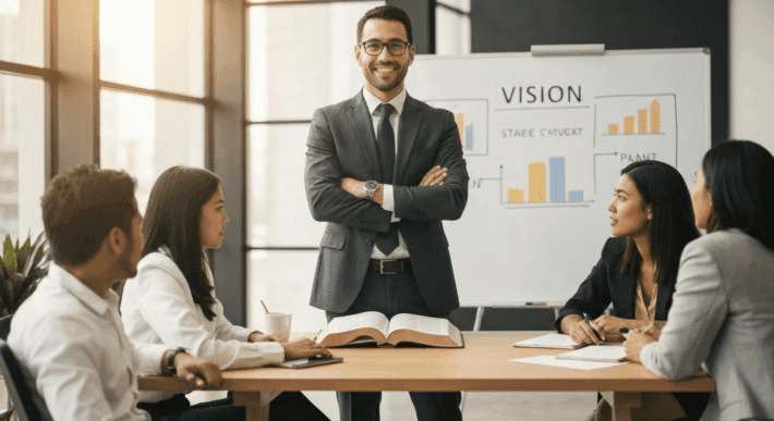 innovative faith-based leadership Bible vision Business Scriptures