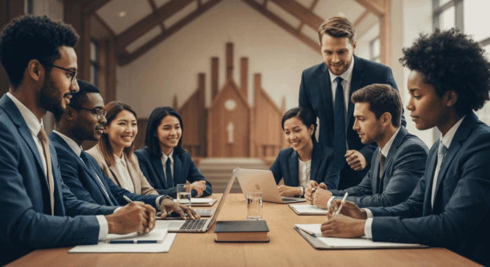 Business Scriptures – Bible Verses for Success & Growth - 5 - https://businessscriptures.com Bible verses about church leadership and business collaboration by Business Scriptures