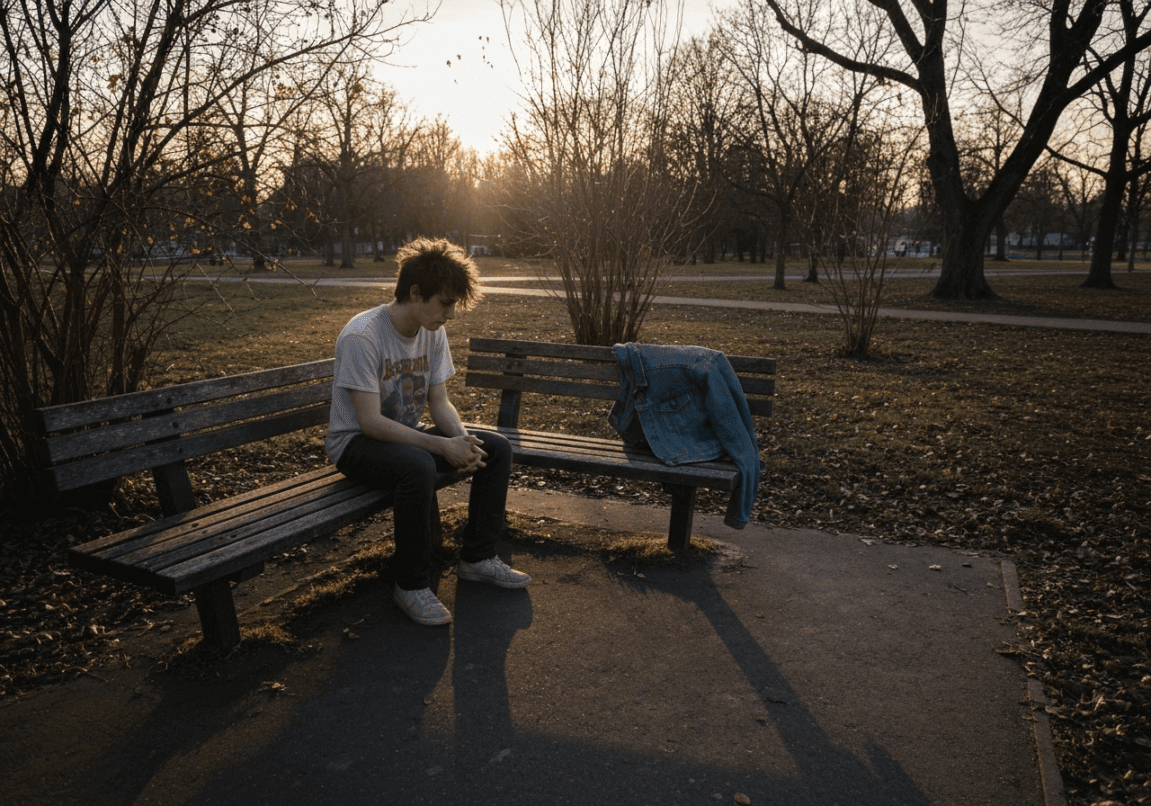 Christian entrepreneur praying at a home office desk, seeking guidance during financial struggles