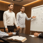 Biblical financial principles in a Business Scriptures meeting