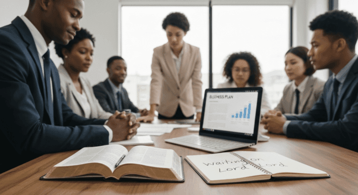 Trusting God's timing in Business Scriptures with Bible verses about waiting