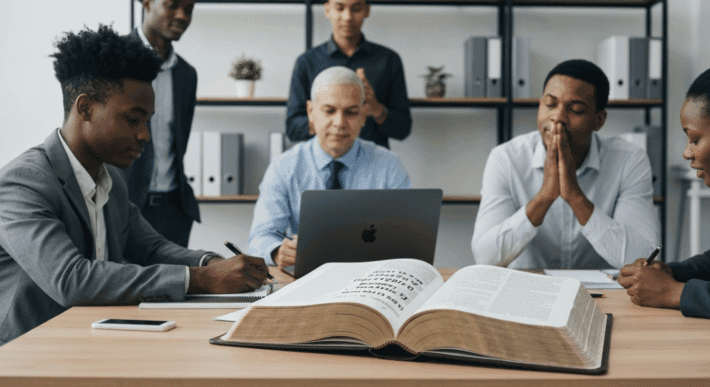 Business Scriptures – Bible Verses for Success & Growth - 5 - https://businessscriptures.com Bible verses about productivity by Business Scriptures highlighting being productive